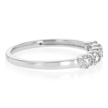 Load image into Gallery viewer, Luminesce Lab Grown 1/4 Carat Eternity Ring in Sterling Silver