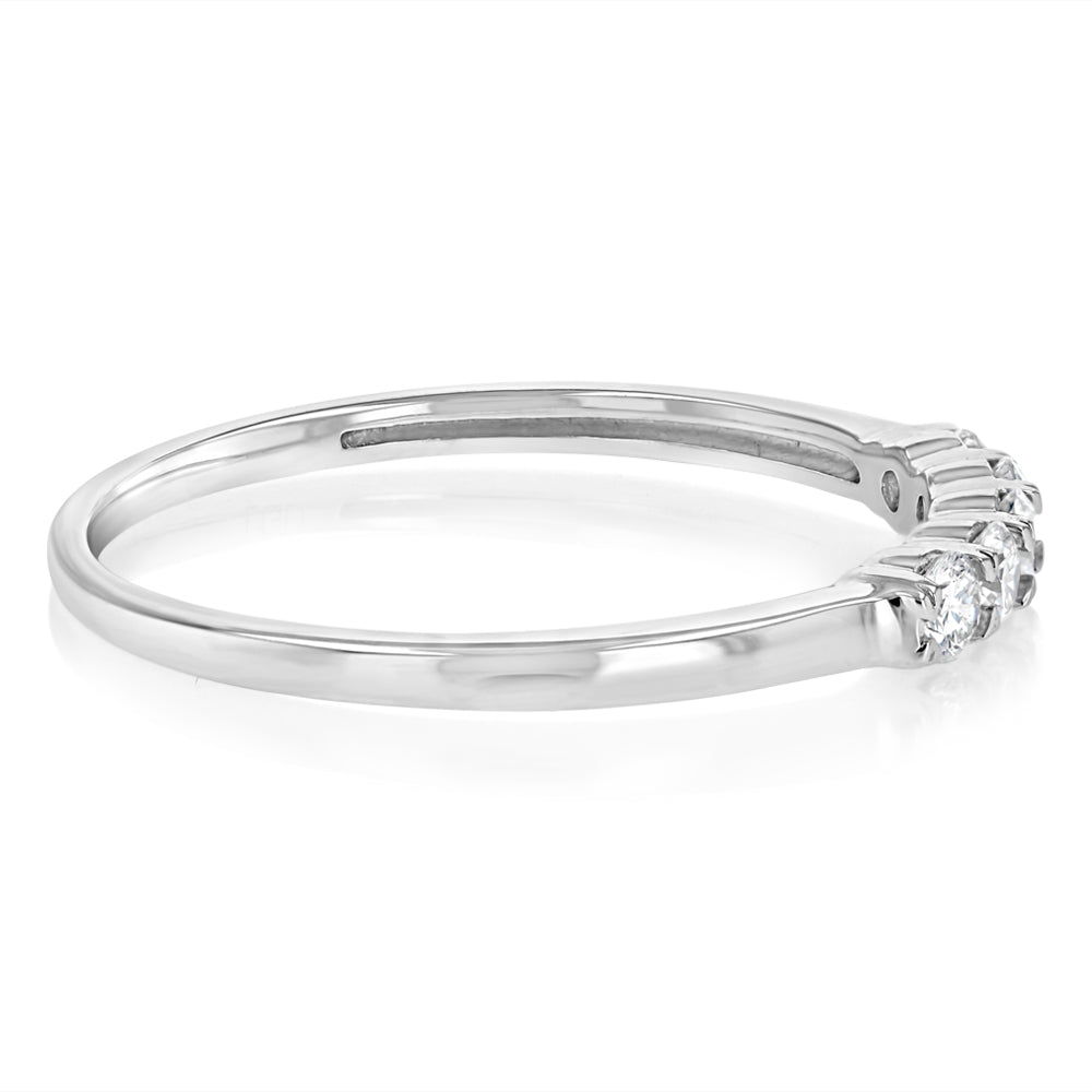 Luminesce Lab Grown 1/2 Carat Eternity Ring in Sterling Silver