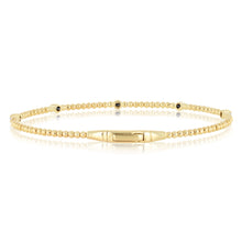 Load image into Gallery viewer, Luminesce Lab Grown 1/5 Carat Diamond Bangle in 9ct Yellow Gold