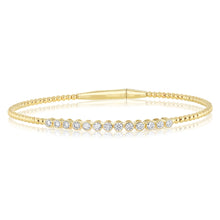 Load image into Gallery viewer, Luminesce Lab Grown 0.60 Carat Diamond Bangle in 9ct Yellow Gold