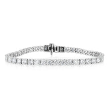 Load image into Gallery viewer, Luminesce Lab Grown 10 Carats Diamond 18cm Tennis Bracelet in 9ct White Gold