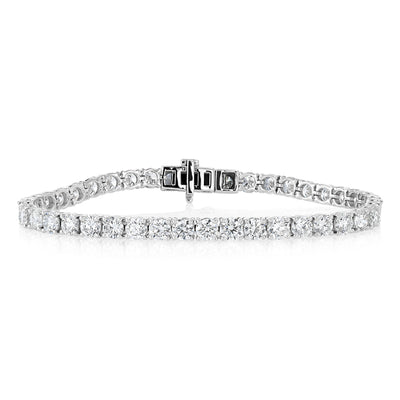 Luminesce Lab Grown 10 Carats Diamond 18cm Tennis Bracelet in 9ct White Gold