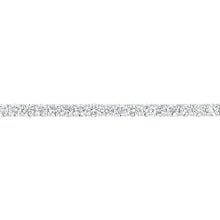 Load image into Gallery viewer, Luminesce Lab Grown 10 Carats Diamond 18cm Tennis Bracelet in 9ct White Gold