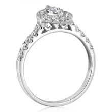 Load image into Gallery viewer, Luminesce Lab Grown 3/4 Carat Diamond Marquise Ring Shape in 9ct White Gold