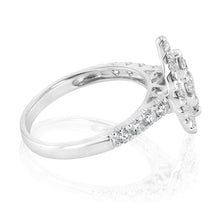 Load image into Gallery viewer, Luminesce Lab Grown 1 Carat Diamond Marquise Ring Shape in 9ct White Gold
