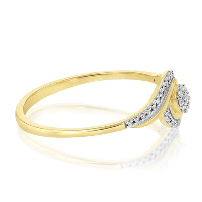 Luminesce Lab Grown 2 Carats Diamond Hoop Earrings in Sterling Silver