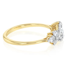 Load image into Gallery viewer, Luminesce Lab Grown 0.95 Carat Diamond Ring in 9ct Yellow Gold