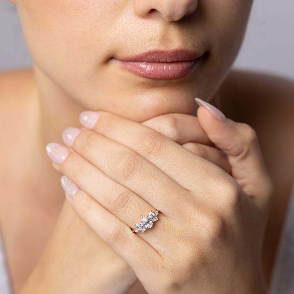 Luminesce Lab Grown 0.95 Carat Diamond Ring in 9ct Yellow Gold