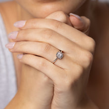 Load image into Gallery viewer, Luminesce Lab Grown 1/3 Carat Princess and Taper Cut Diamond Ring in 9ct Yellow Gold