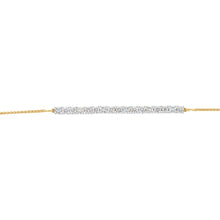 Load image into Gallery viewer, Luminesce Lab Grown 2 Carat Diamond Bolo Bracelet in Gold Plated Sterling Silver