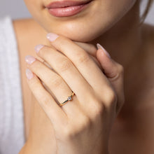 Load image into Gallery viewer, Luminesce Lab Grown Brilliant Cut Bezel Solitaire Diamond Ring in 9ct Yellow Gold