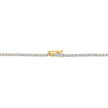 Load image into Gallery viewer, Luminesce Lab Grown 5 Carat Diamond 46cm Tennis Necklace in 9ct Yellow Gold
