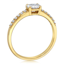Load image into Gallery viewer, 0.41 Carat Luminesce Lab Grown Oval Brilliant Cut Ring in 9ct Yellow Gold