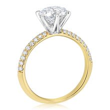 Load image into Gallery viewer, Luminesce Lab Grown 2.30 Carat Diamond Solitaire Ring in 9ct Yellow Gold