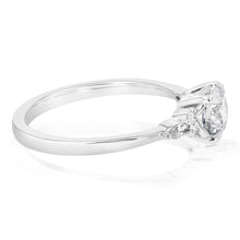 Load image into Gallery viewer, Luminesce Lab Grown 1.10 Carat Diamond Ring in 9ct White Gold