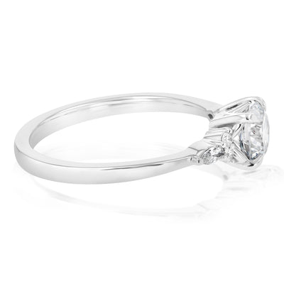 Luminesce Lab Grown 1.10 Carat Diamond Ring in 9ct White Gold