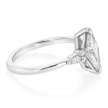 Load image into Gallery viewer, Luminesce Lab Grown 1.10 Carat Diamond Marquise Ring in 9ct White Gold