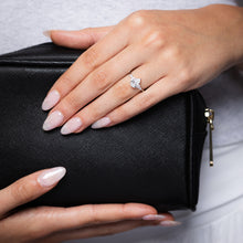 Load image into Gallery viewer, Luminesce Lab Grown 1.10 Carat Diamond Pear Ring in 9ct White Gold