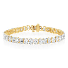 Load image into Gallery viewer, Luminesce Lab Grown 14 Carats Diamond Tennis Bracelet in 9ct Yellow Gold