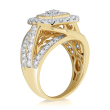 Load image into Gallery viewer, Luminesce Lab Grown 2 Carat Diamond Ring in 9ct Yellow Gold