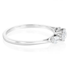 Load image into Gallery viewer, Luminesce Lab Grown 0.82 Carat Diamond Ring in 9ct White Gold