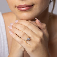 Load image into Gallery viewer, Luminesce Lab Grown 1 Carat Diamond Solitaire Ring in 9ct Yellow Gold
