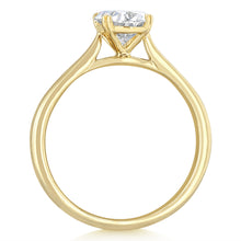 Load image into Gallery viewer, Luminesce Lab Grown 1.20 Carat Diamond Solitaire Oval Ring in 9ct Yellow Gold