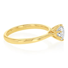 Load image into Gallery viewer, Luminesce Lab Grown 1 Carat Diamond Solitaire Ring in 9ct Yellow Gold