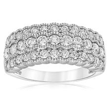 Load image into Gallery viewer, Luminesce Lab Grown Diamond Silver 1 1/4 carat Dress Ring