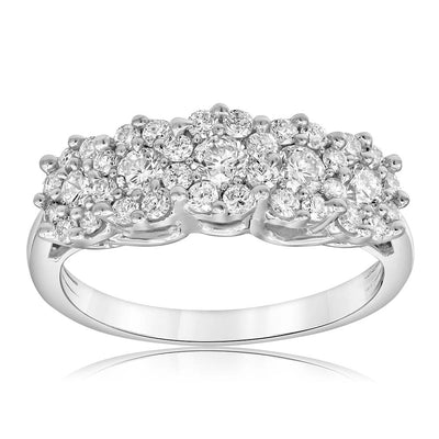 Luminesce Lab Grown Diamond 1 Carat Silver Ring