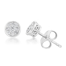 Load image into Gallery viewer, Luminesce Lab Grown Diamond 1/4 Carat Silver Studs