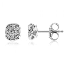 Load image into Gallery viewer, Luminesce Lab Grown Diamond 1/2 Carat Silver Studs